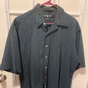 Men’s button down Polo shirt.